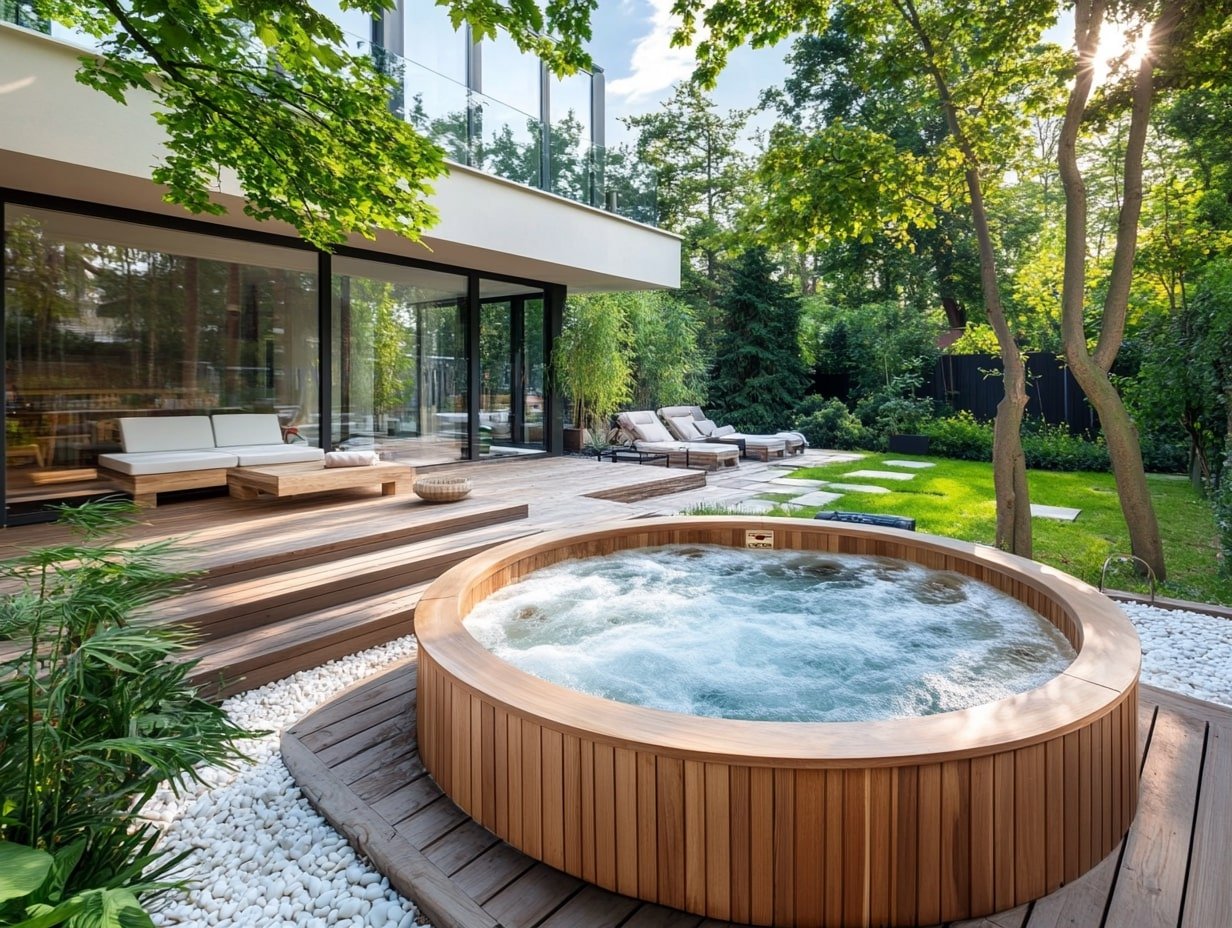 Add a Hot Tub Section in the Elevated Pool Area for Ultimate Relaxation