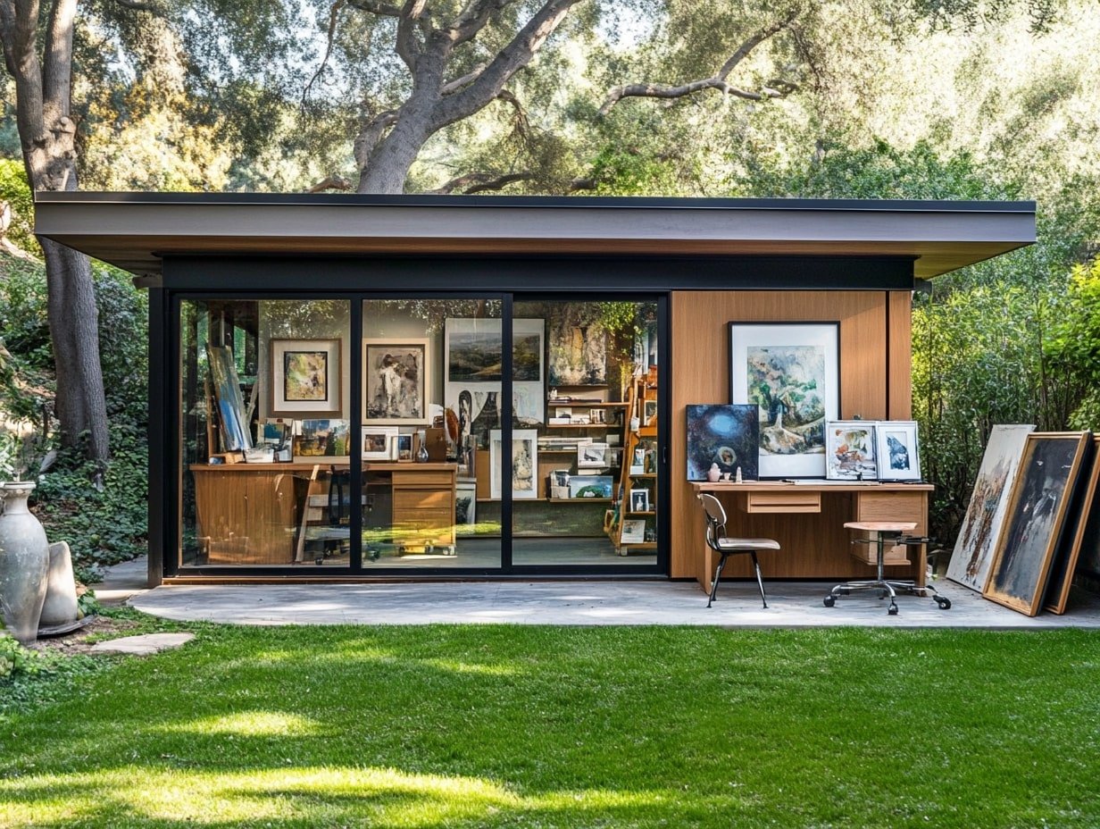 Light-Filled Outdoor Studio for Artists