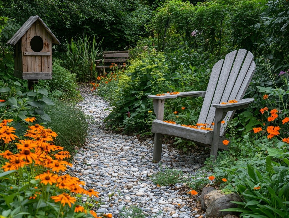 Cozy Garden Path Nook With Rustic Charm