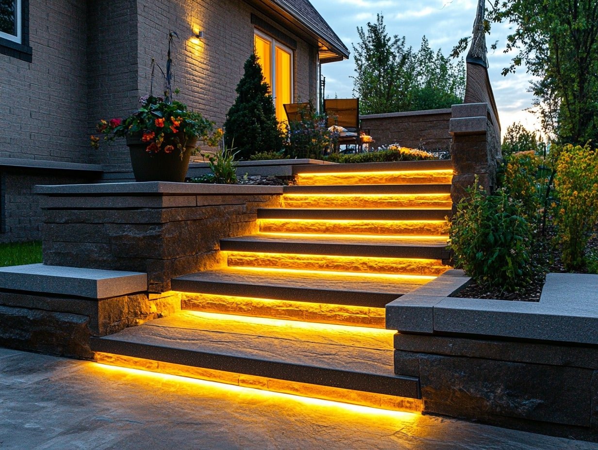 Solar Staircase Lighting Ideas