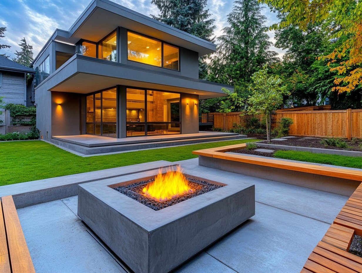 Build a Cozy Fire Pit Corner with Modern Flair