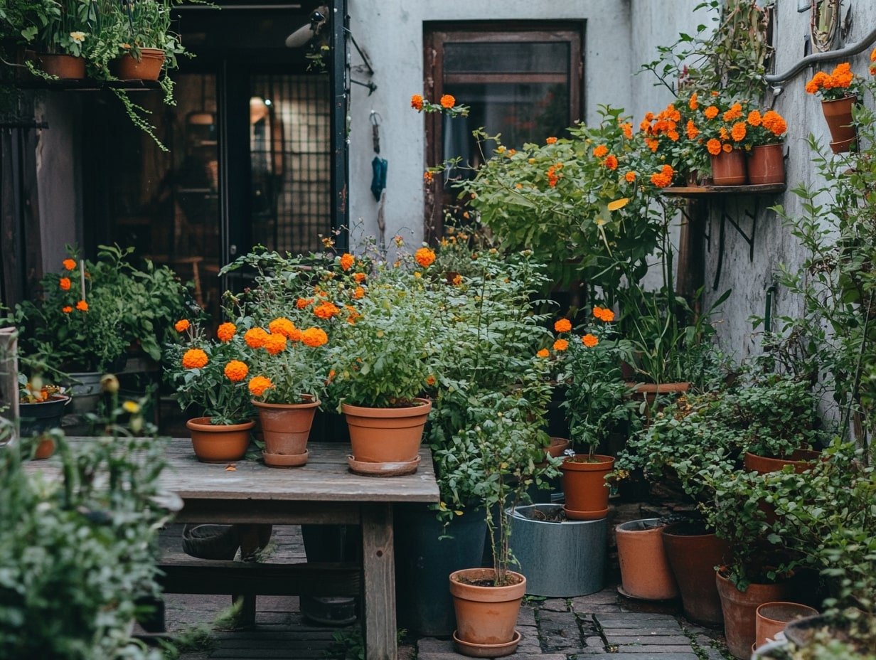 Rustic Container Gardening