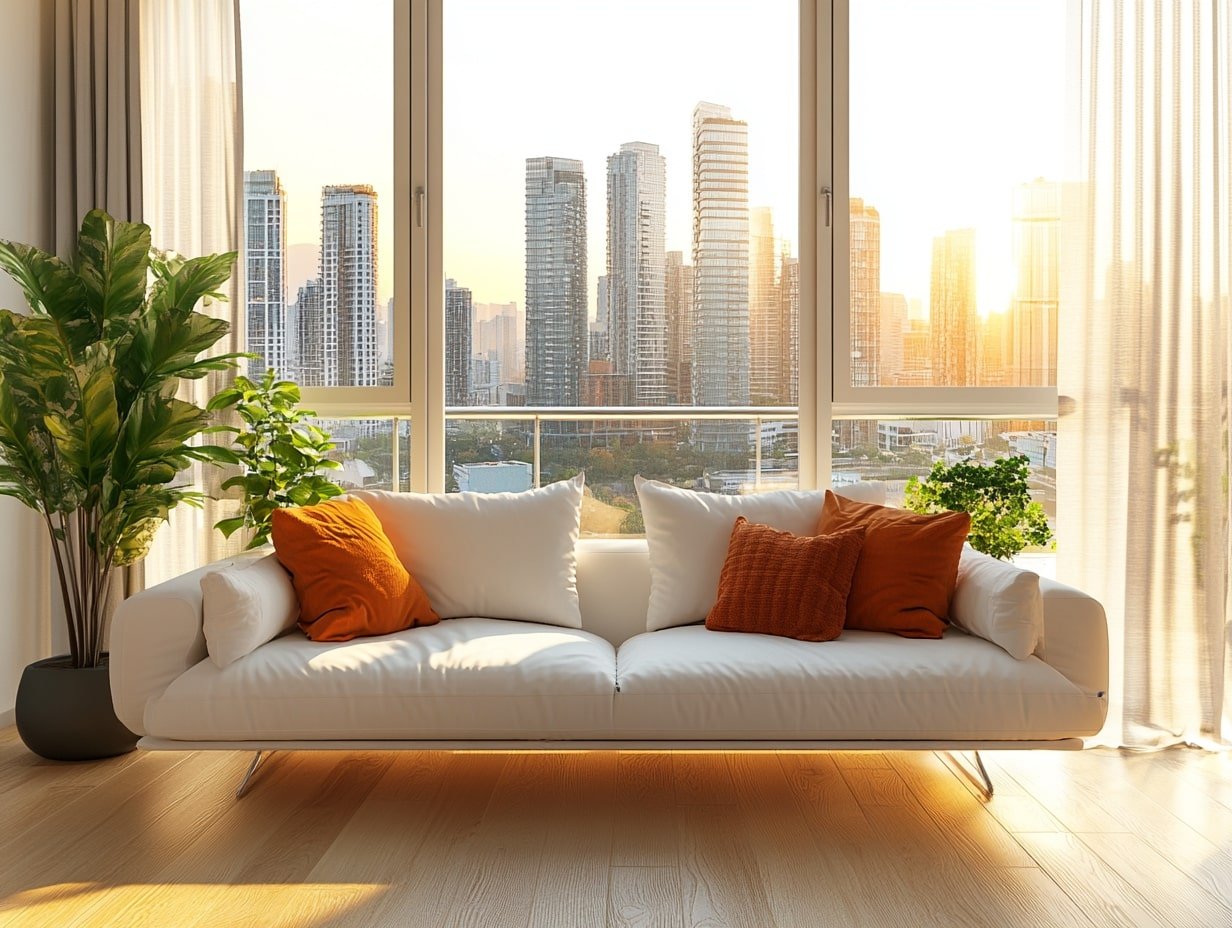 Style a High-Rise Balcony With Cozy Lounge Seating
