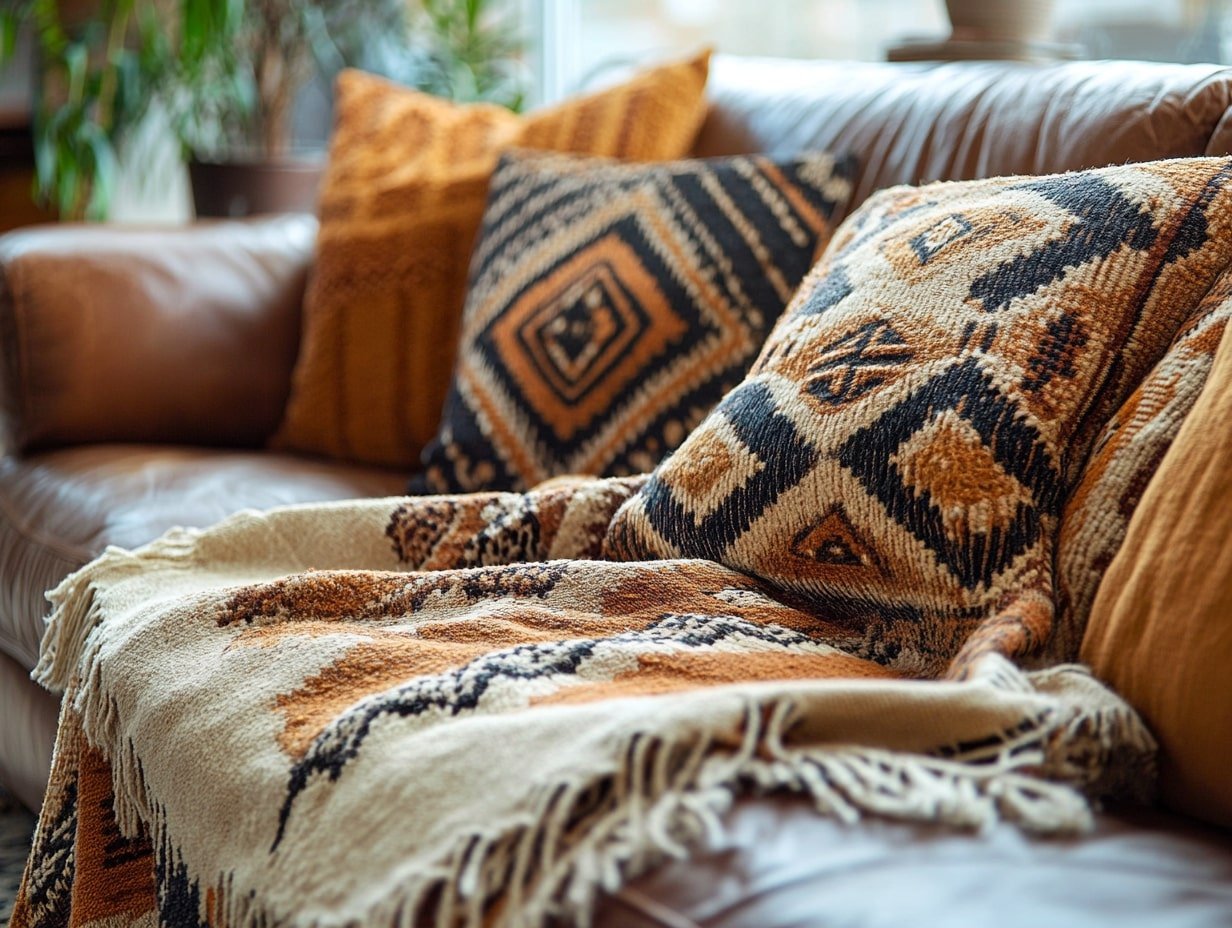 dd Warmth with Cozy Throw Blankets and Textured Pillows