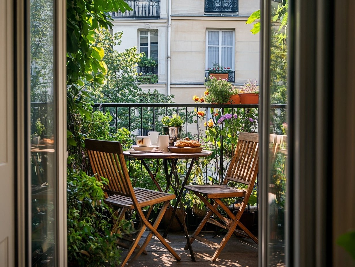Create a Charming Balcony Dining Nook That Feels Straight Out of Paris