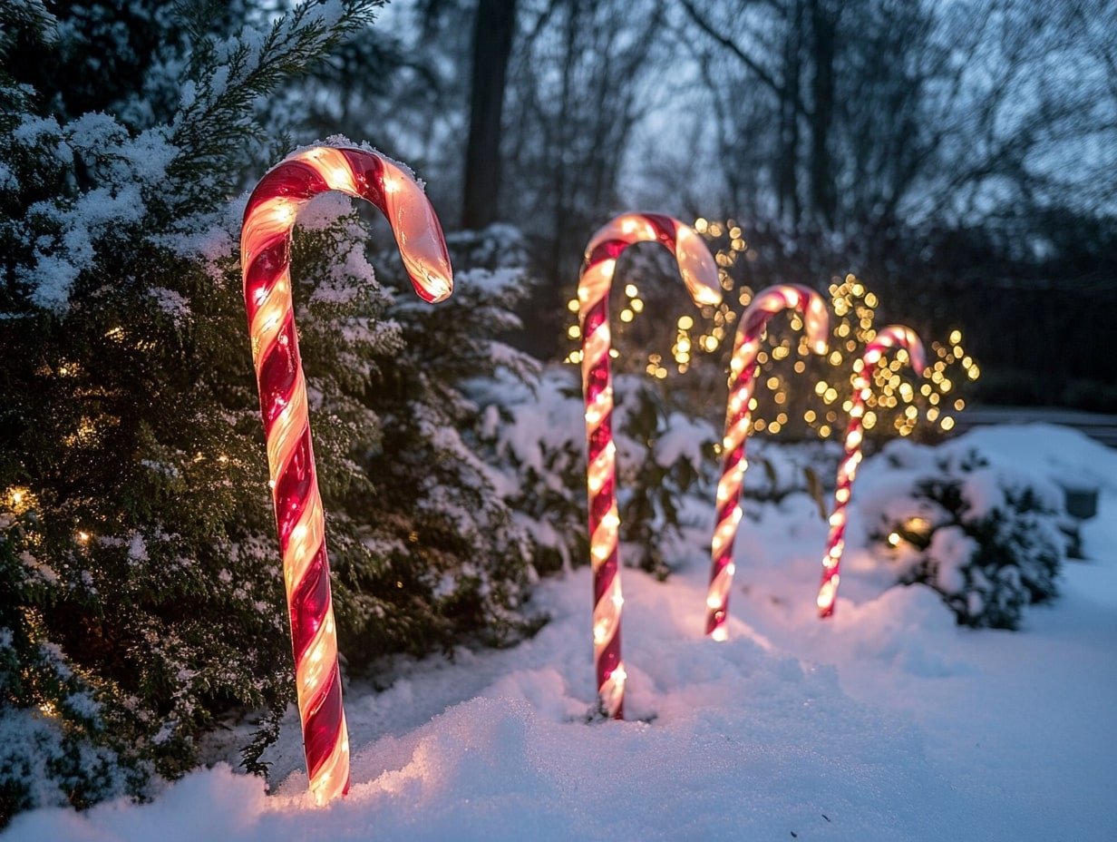 DIY Candy Cane Lane
