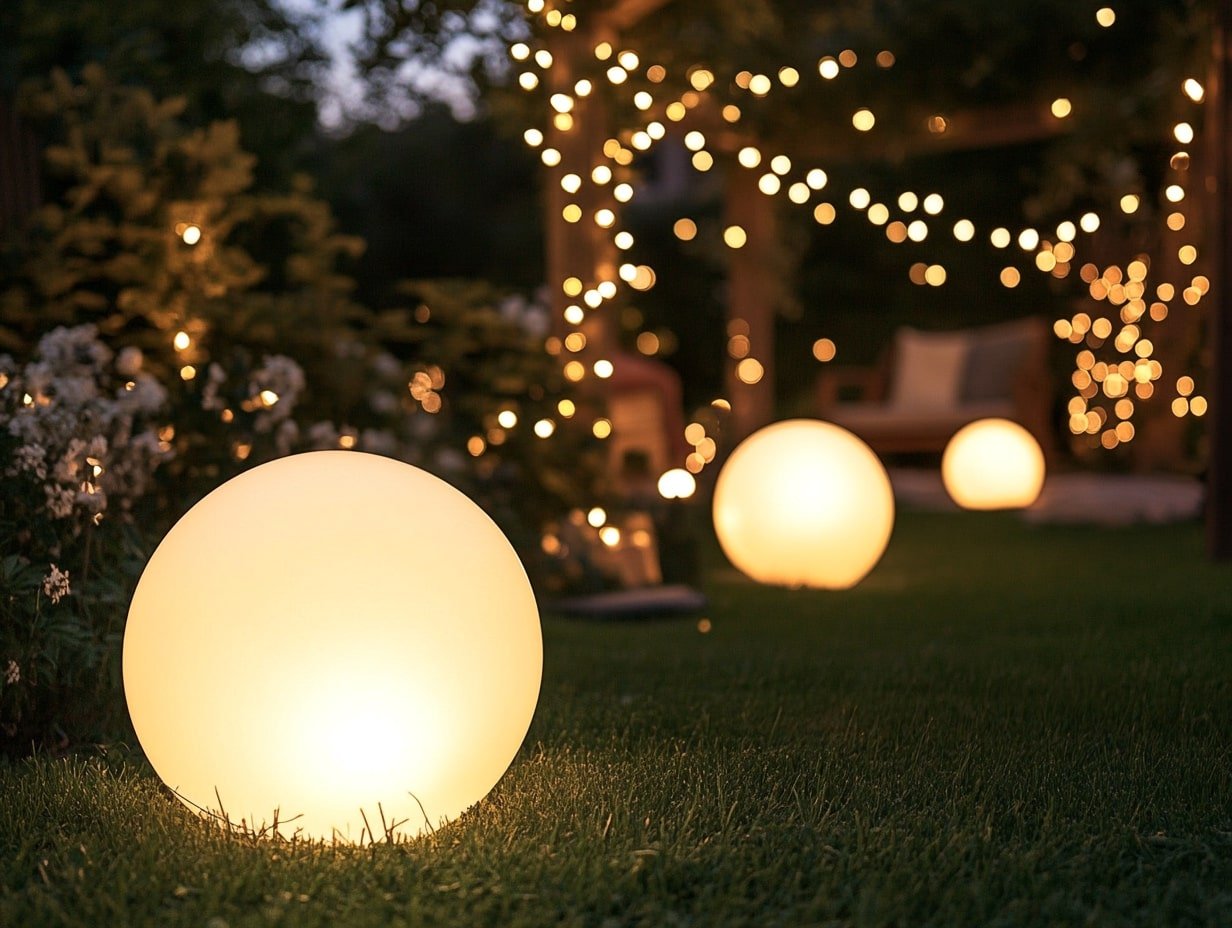 Decorate the Garden With Glowing Orbs to Create a Magical, Dreamy Effect