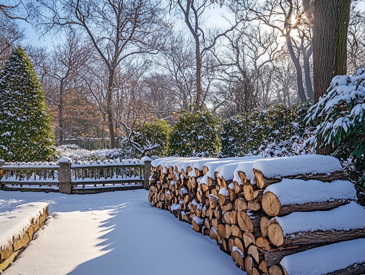 Decorative Log Stacks