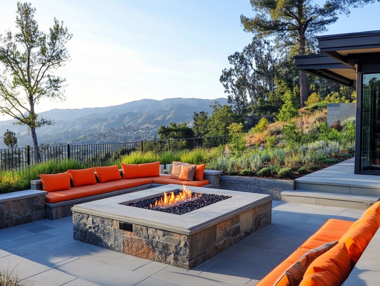 Fire Pit Oasis with Sunset Mountain Views