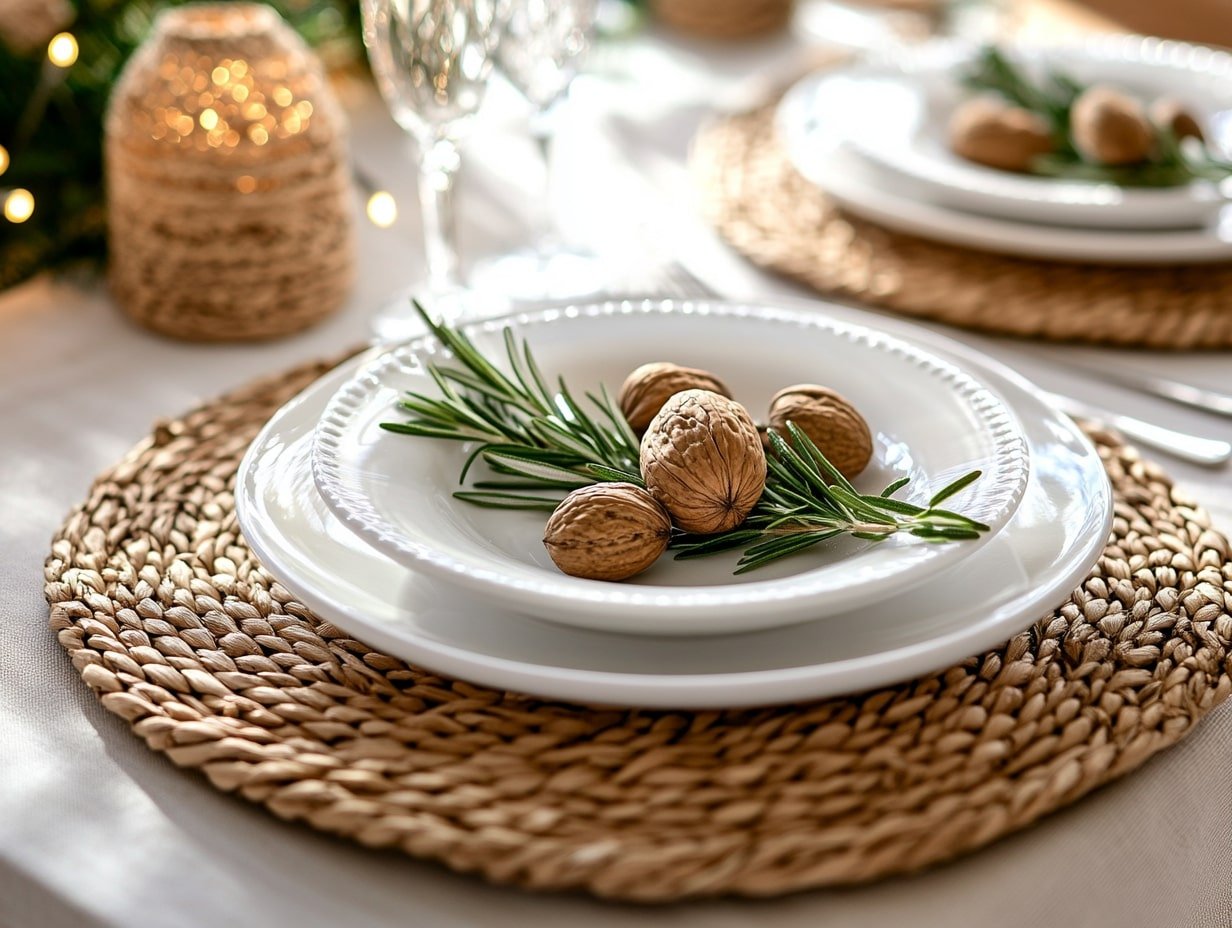 Farmhouse Simplicity with Natural Table Accents