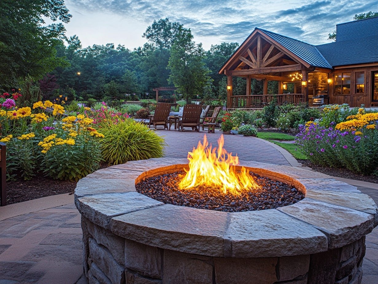 Make Your Patio Glow with a Cozy Fire Pit Centerpiece