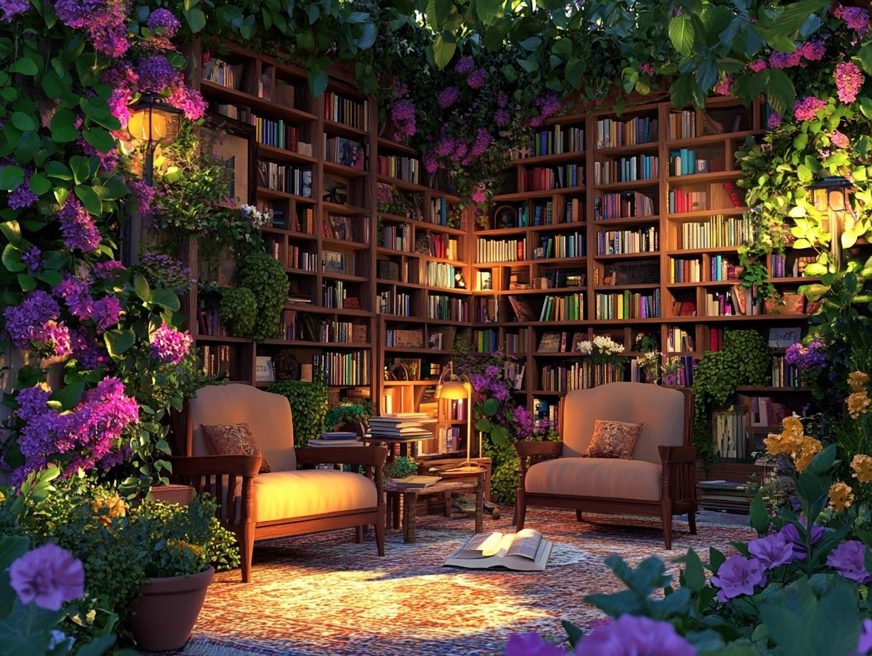 Enchanted Outdoor Reading Nook