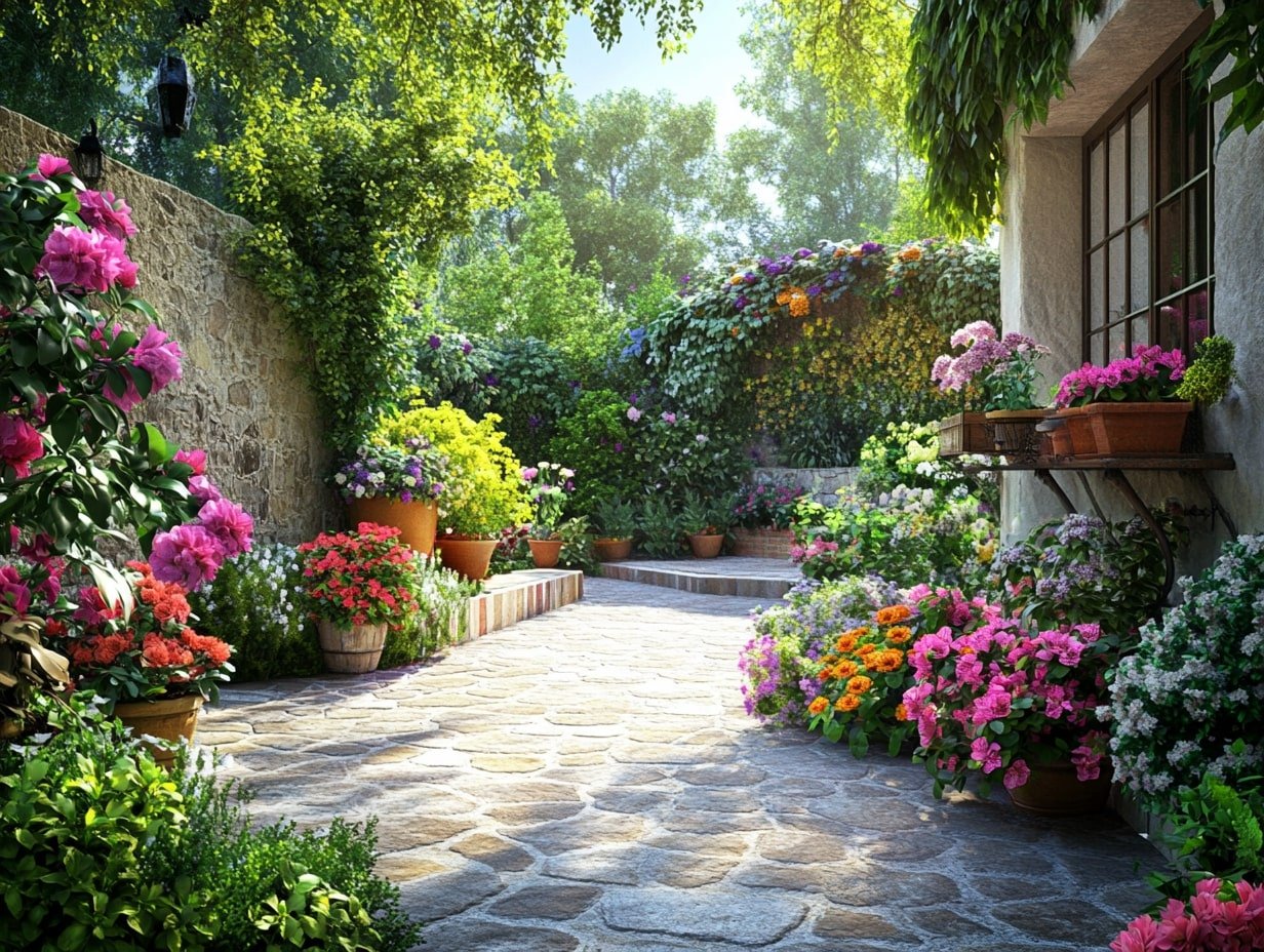 Turn Your Patio into a Garden Paradise Bursting with Color and Fragrance
