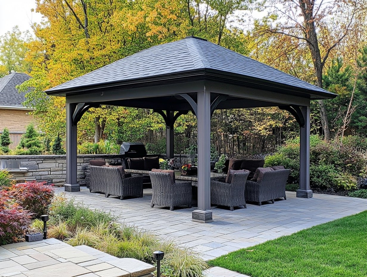 Create a Cozy Outdoor Retreat with a Classic Gazebo Structure