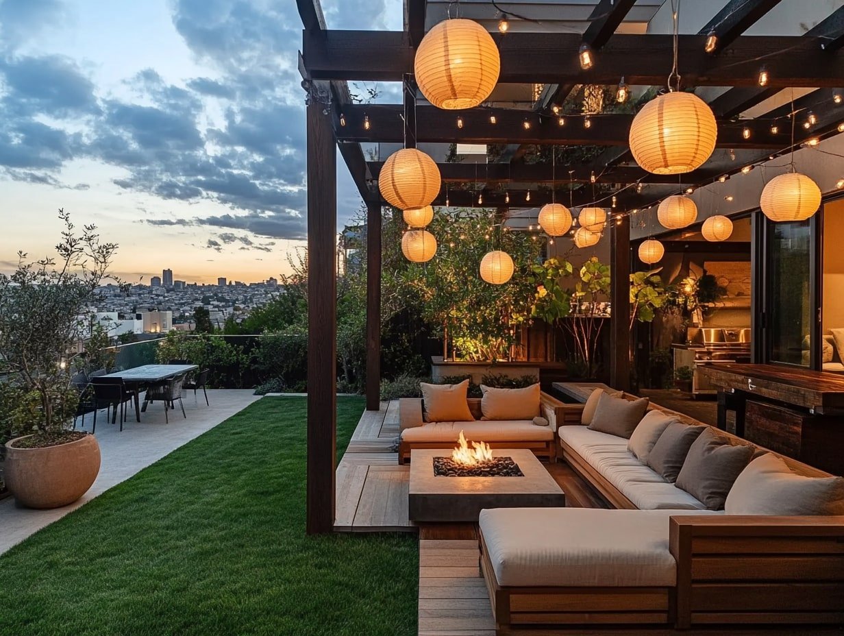 Define Cozy Zones With Hanging Light Fixtures
