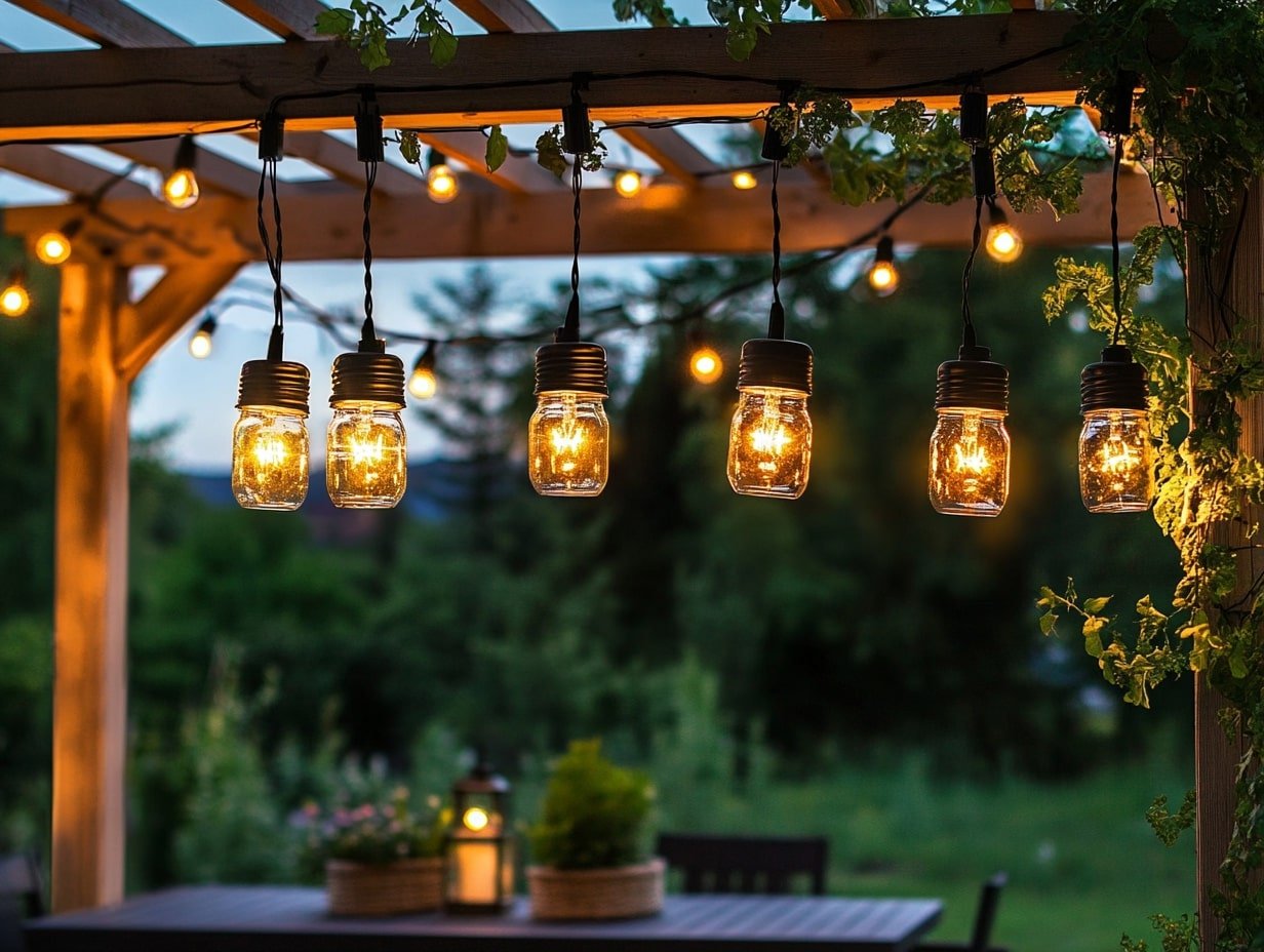 Cozy Glow with DIY Jar String Lighting