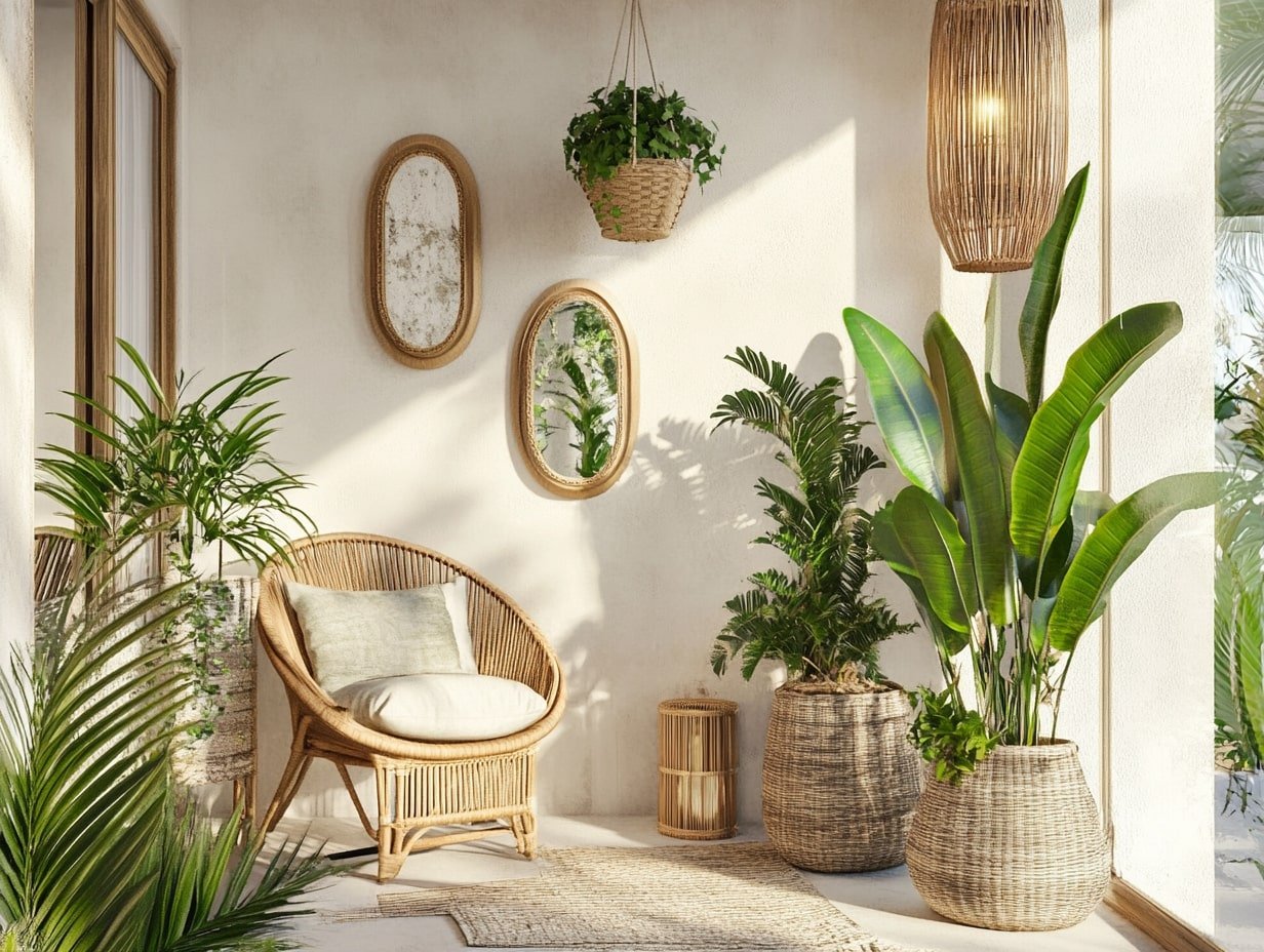 Hang Mirrors to Visually Expand Your Balcony’s Space and Brighten the Atmosphere