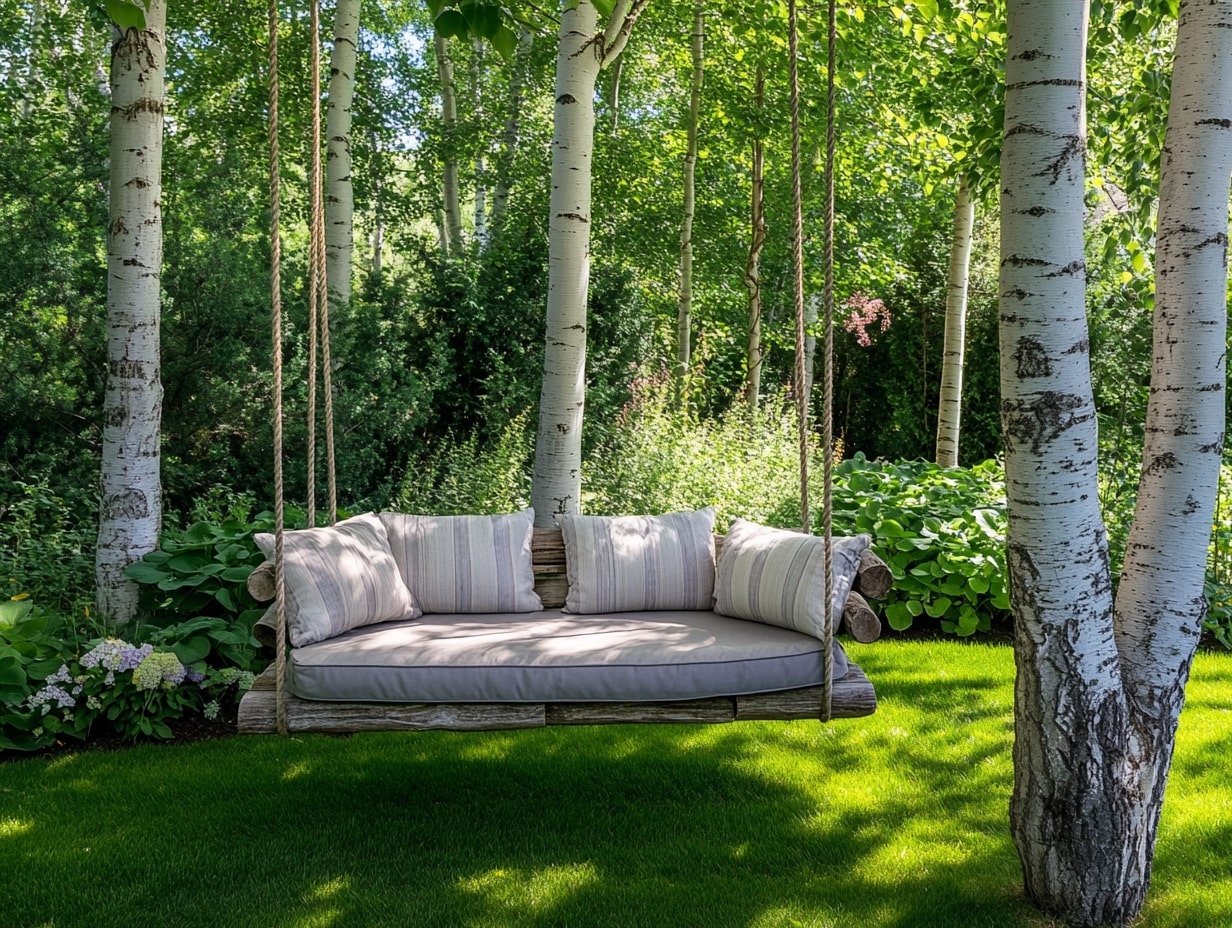 Hang a Cozy Swing Seat for the Ultimate Garden Retreat