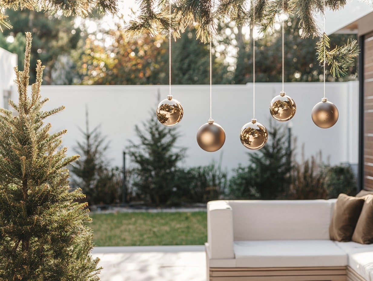 Hanging Ornaments in Trees