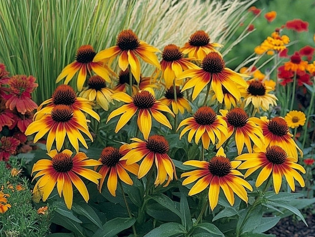 Fiery Helenium Blooms to Your Fall Garden