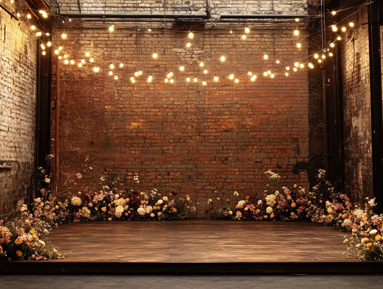 Industrial Wedding Stage