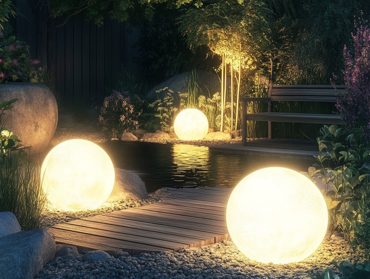 Moonlight Magic with Solar Garden Globes