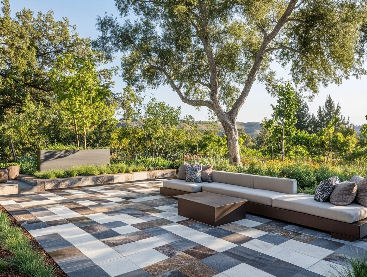 Install a Walkable Garden Chessboard for Stylish Fun