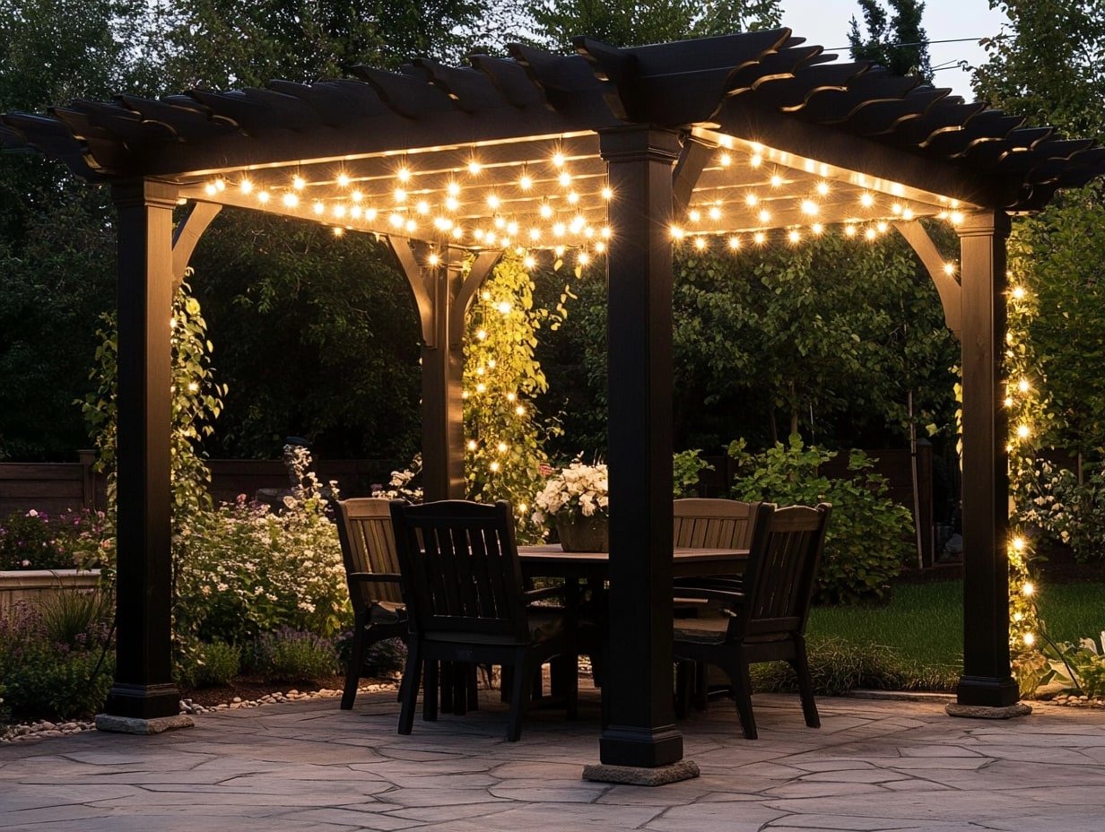 Wrap a Pergola in Twinkle Lights and Climbing Vines