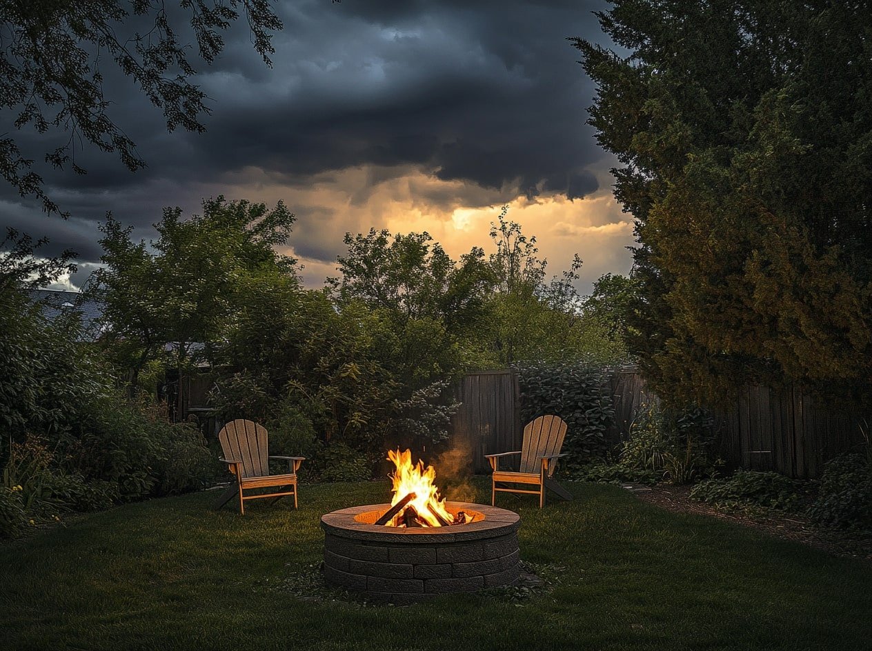 Install an Outdoor Fire Pit for a Warm Glow and Cozy Gathering Space