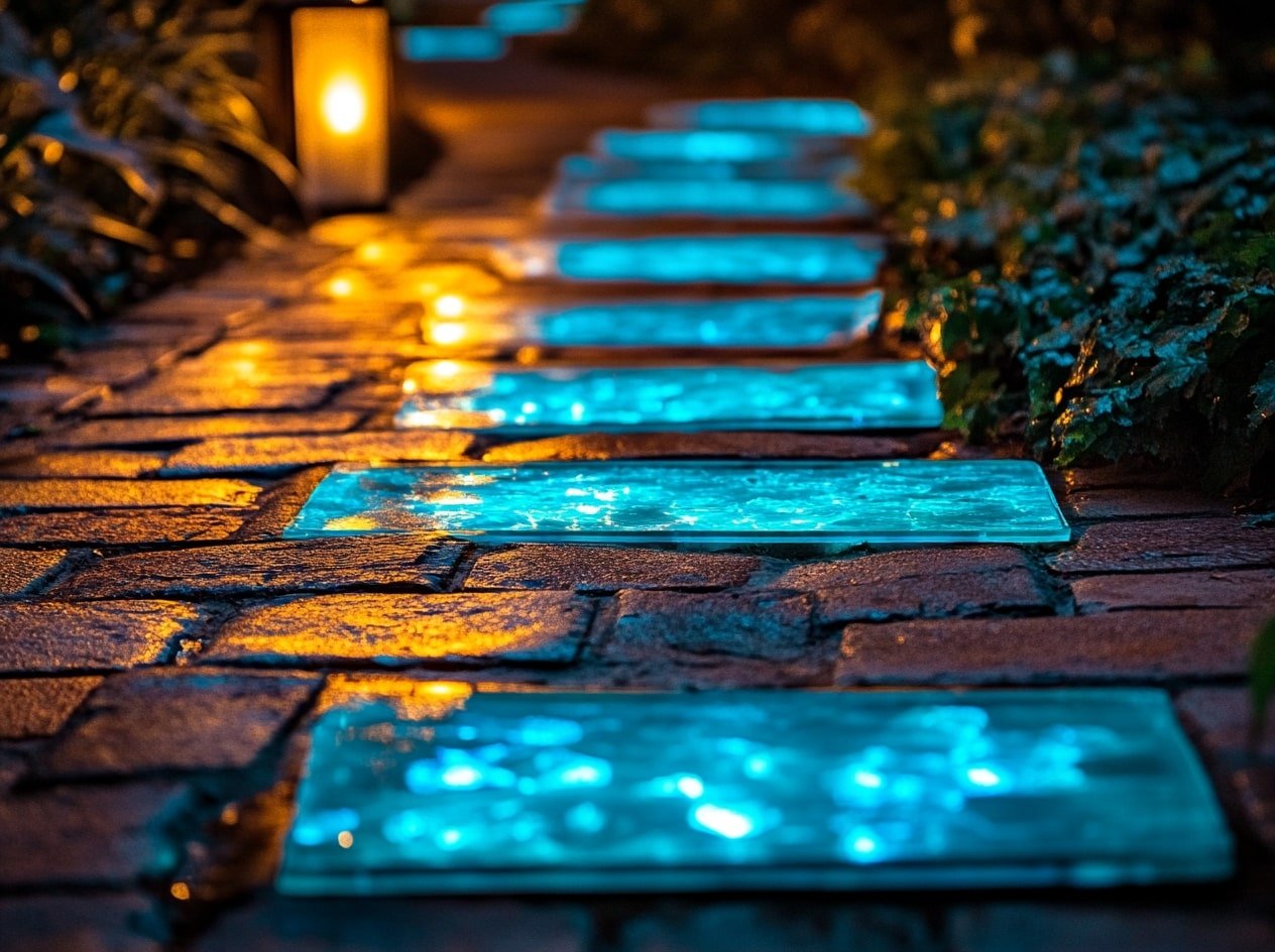 Instill Playfulness Into Pathways With Illuminated Floor Tiles
