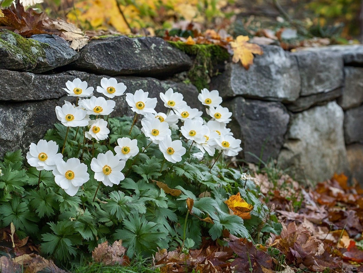 Japanese Anemones That Thrive in Cool Weather