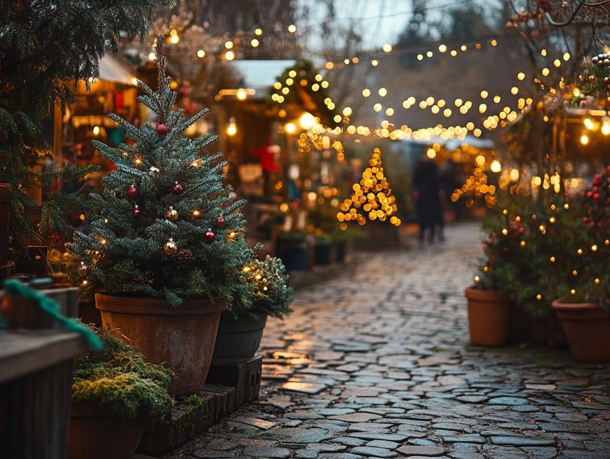Compact Charm for Holiday Garden Corners