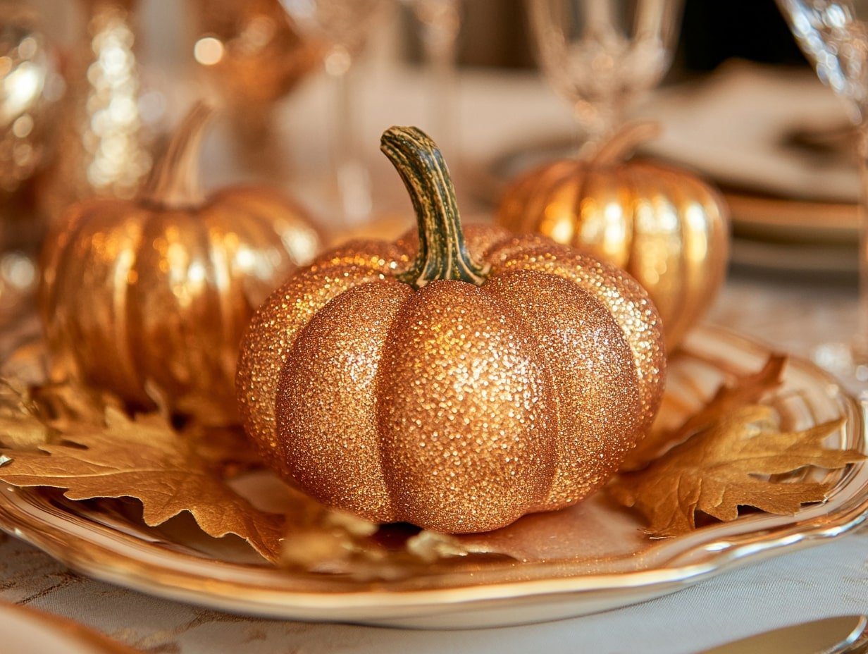 Mini Pumpkin Place Holders