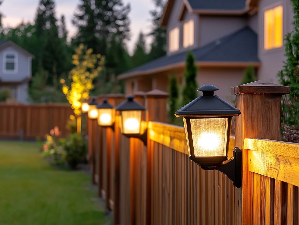Light the Way with Solar Fence Fixtures