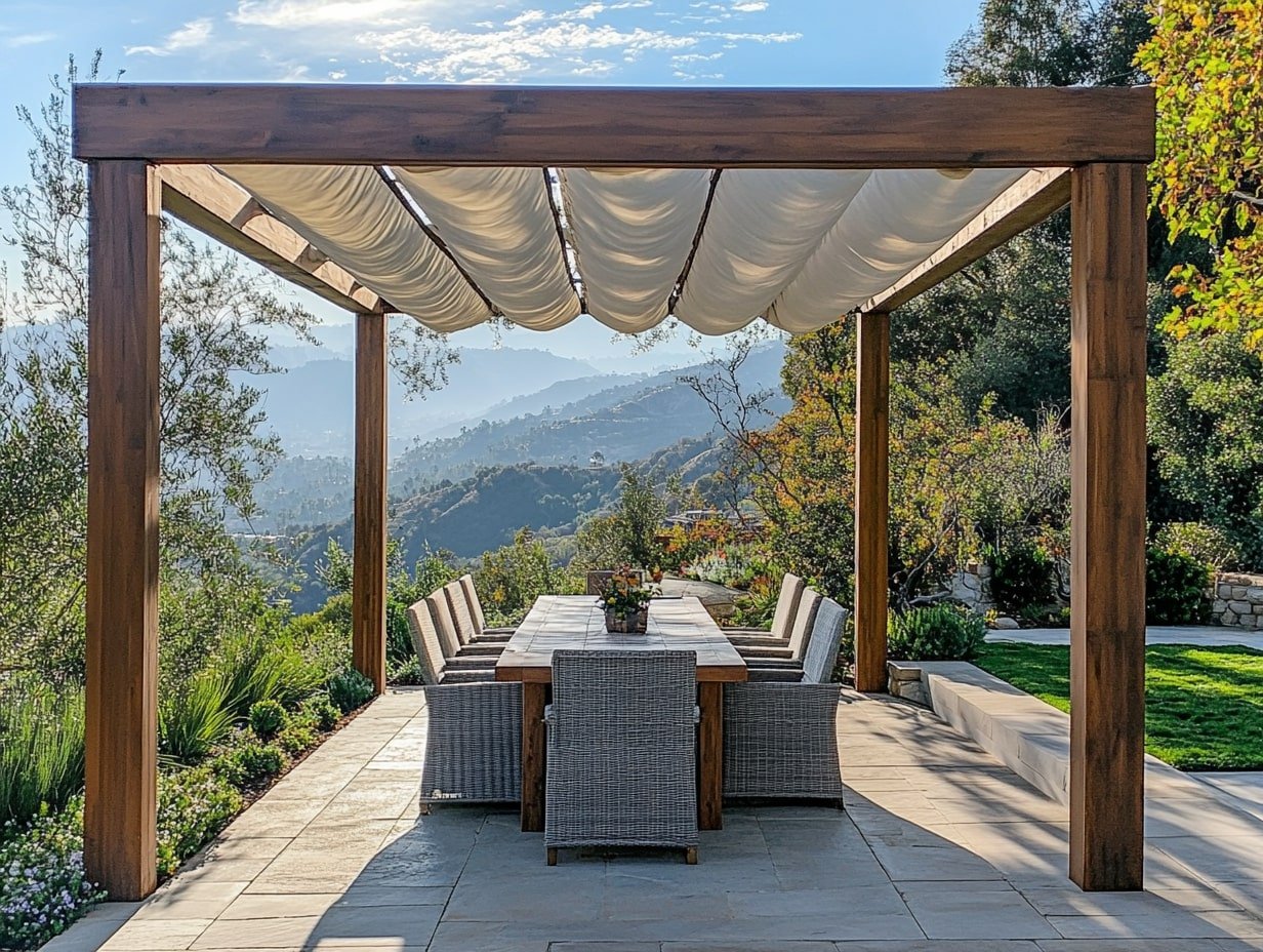 Add a Retractable Canopy to Your Pergola for Shade and Sophistication