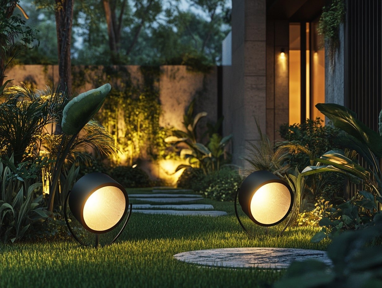 Outdoor Lighting with Solar Accents