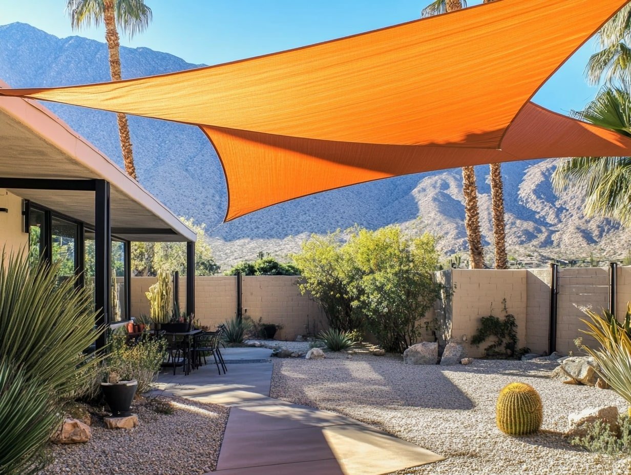 Add a Bold Pop and Breezy Comfort with a Shade Sail Canopy