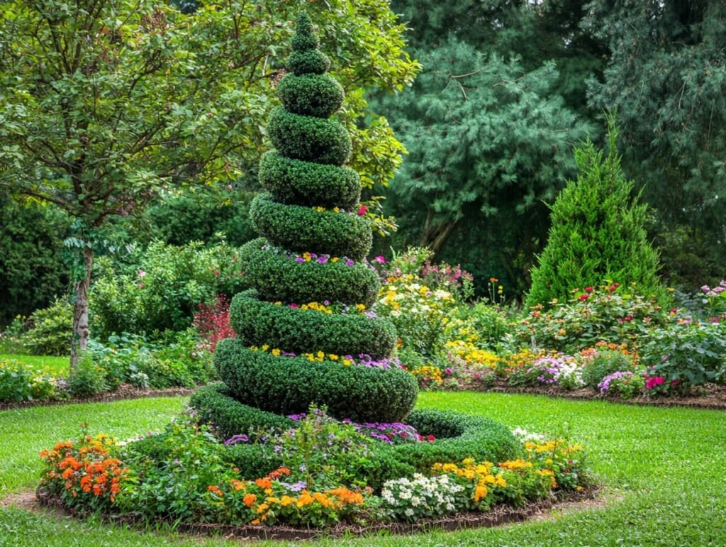 Shape Topiaries in Imaginative Forms to Create Magical Garden Focal Points