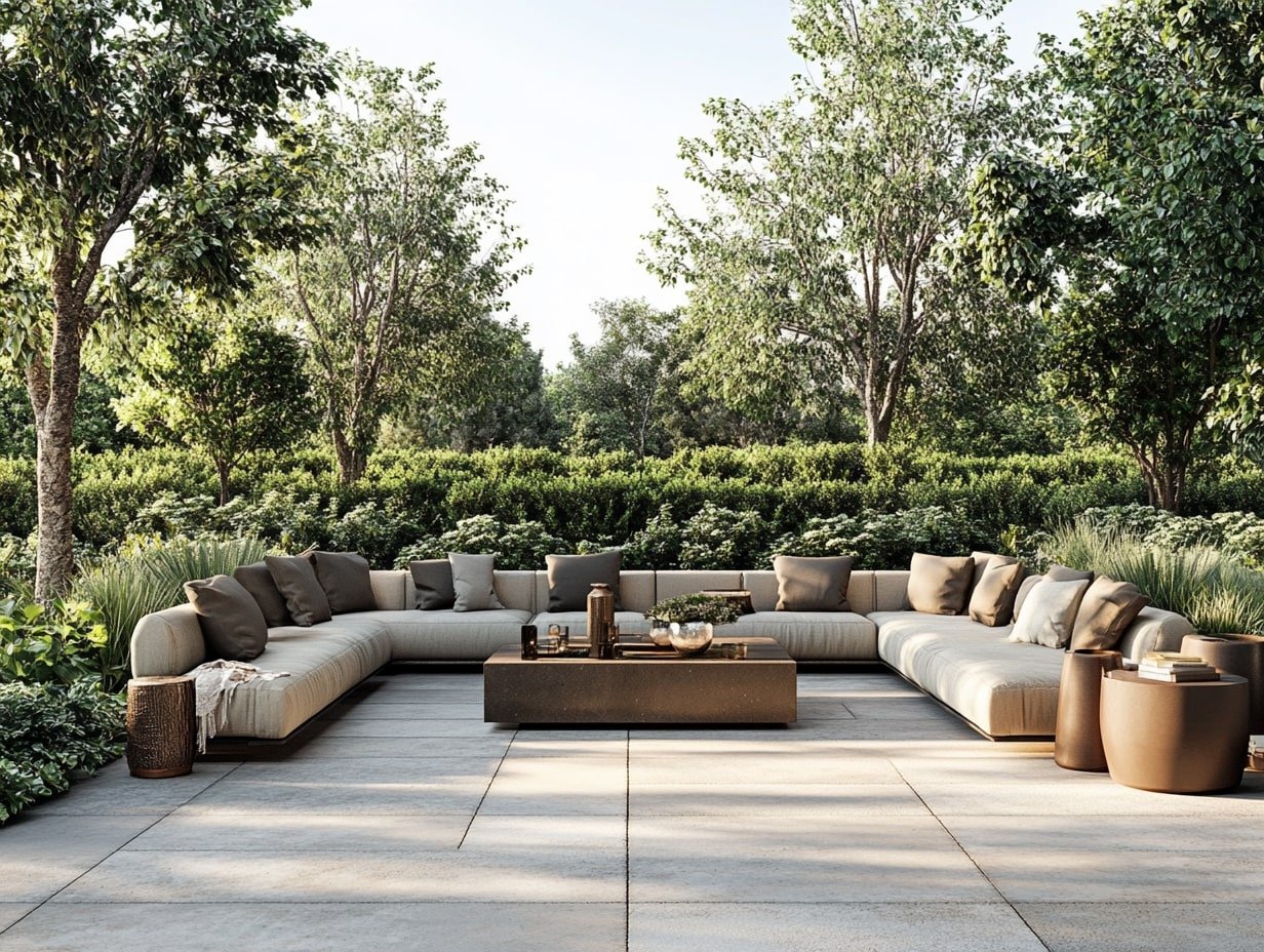 Create a Relaxed Retreat with a Low-Profile Stone Patio Lounge