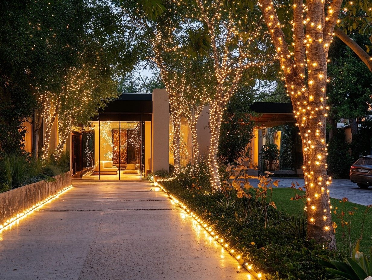 Enchant Your Garden with Twinkling Tree Lights