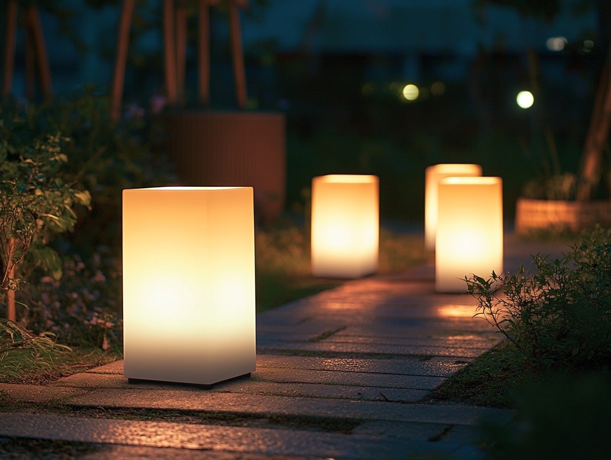 Light a Pathway with Glowing Cube Lanterns