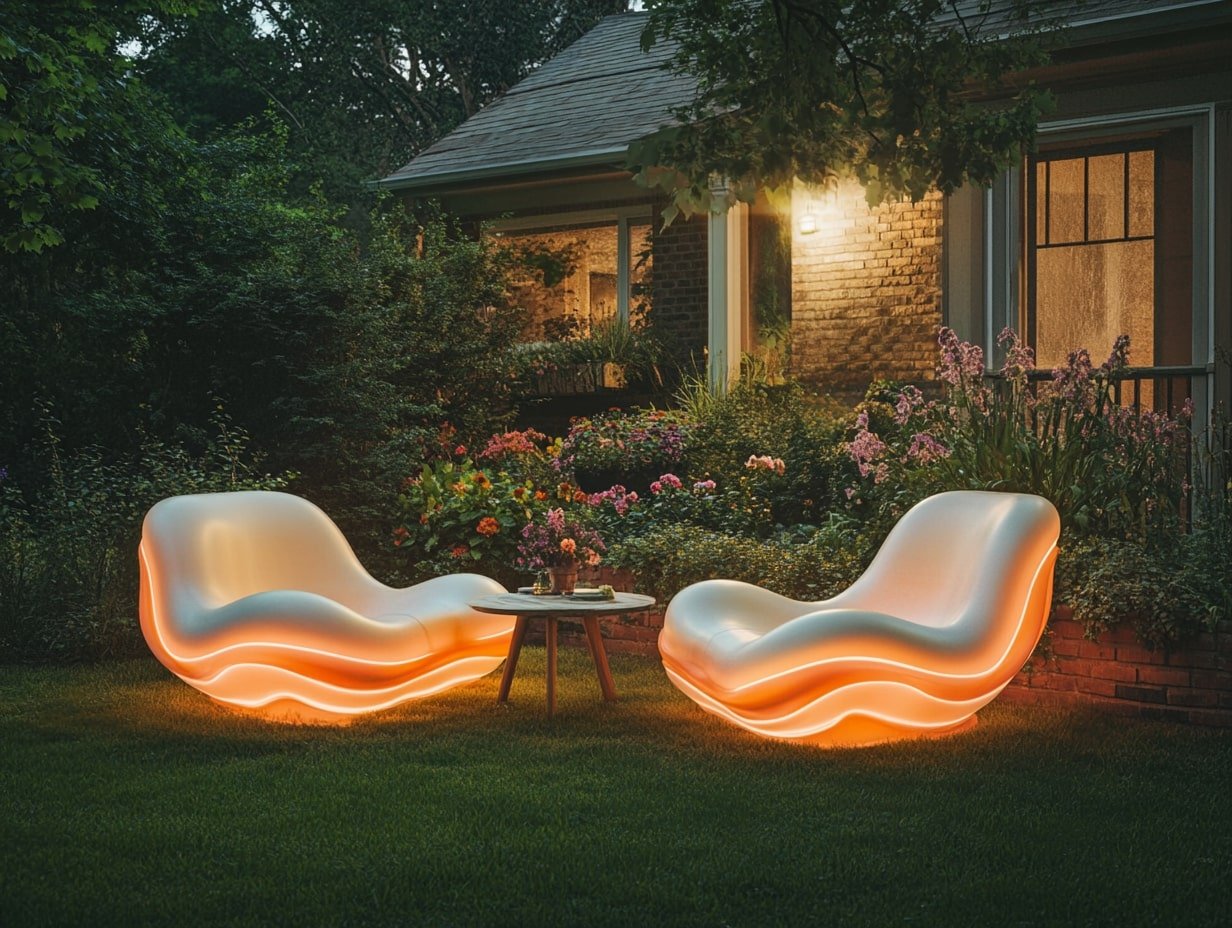 Use Glowing Furniture to Light Up Your Garden Lounge
