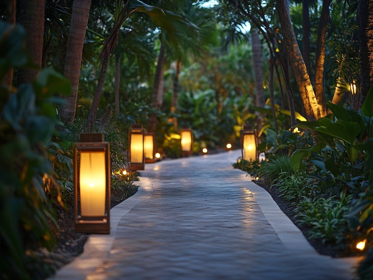 Use Solar-Powered Lanterns to Light Garden Pathways with Eco-Friendly Charm