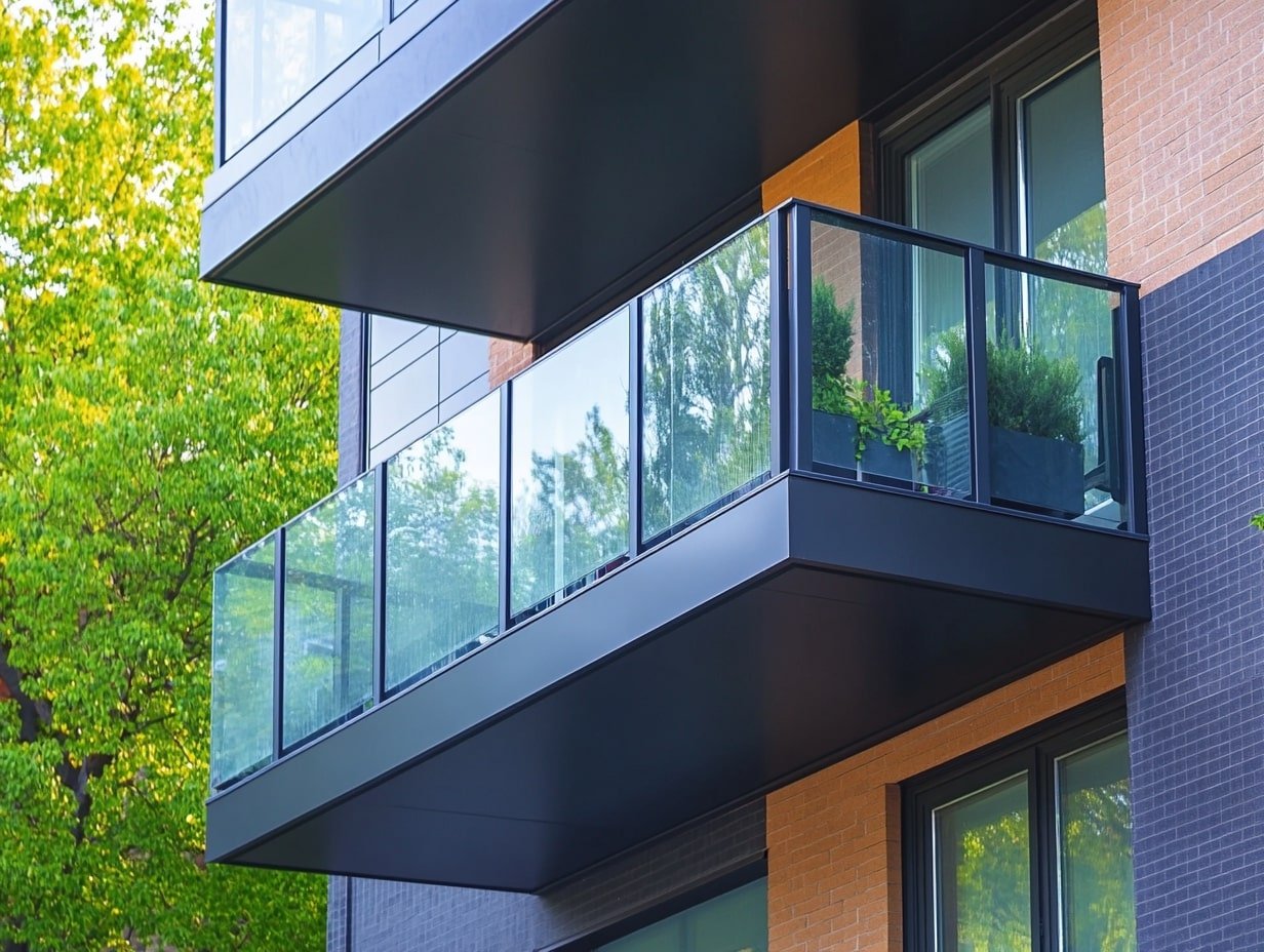 Use Transparent Glass Railings to Create a Sense of Openness on Your Balcony
