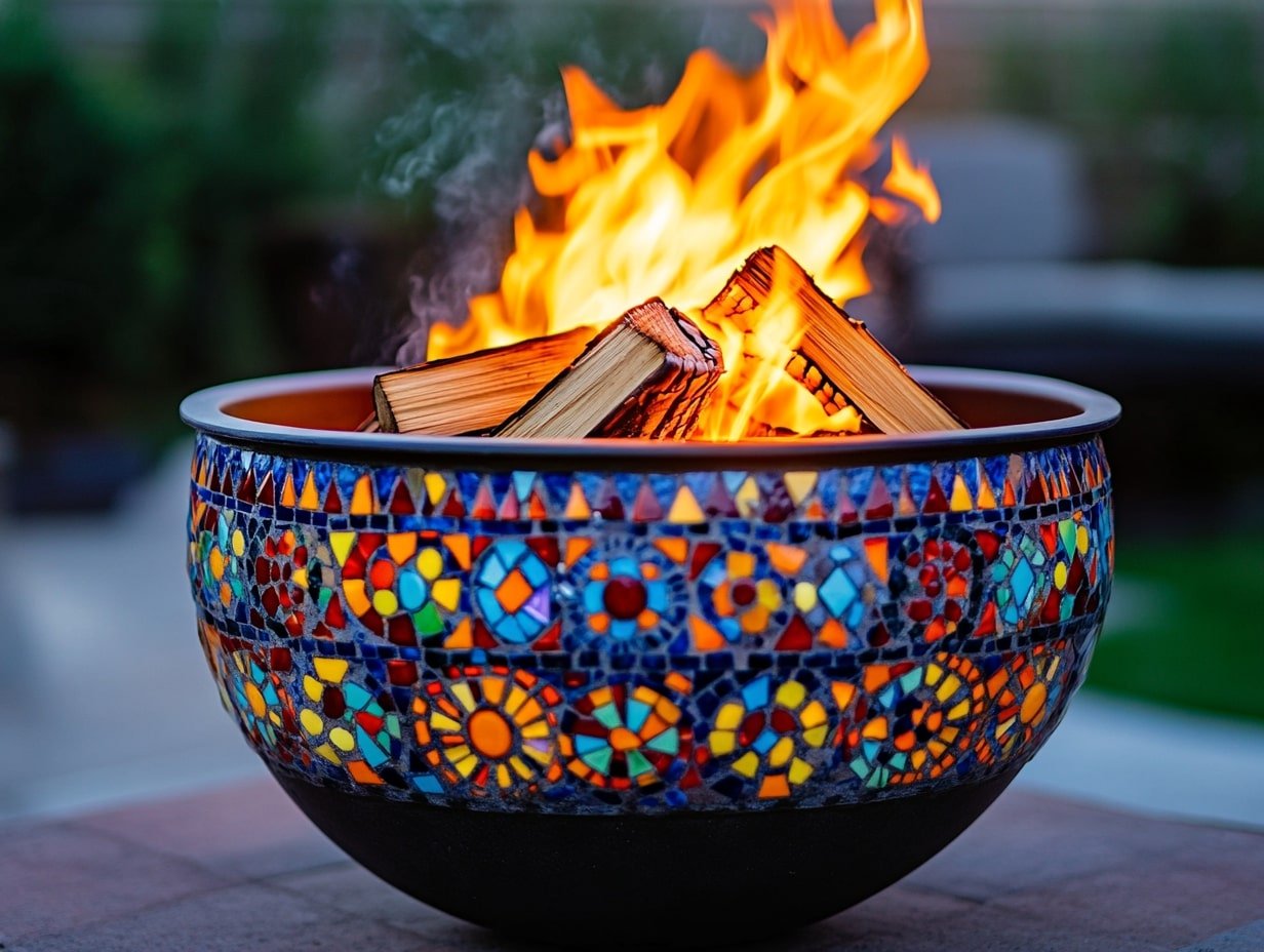 Brighten Up Nights With a Handcrafted Ceramic Fire Bowl