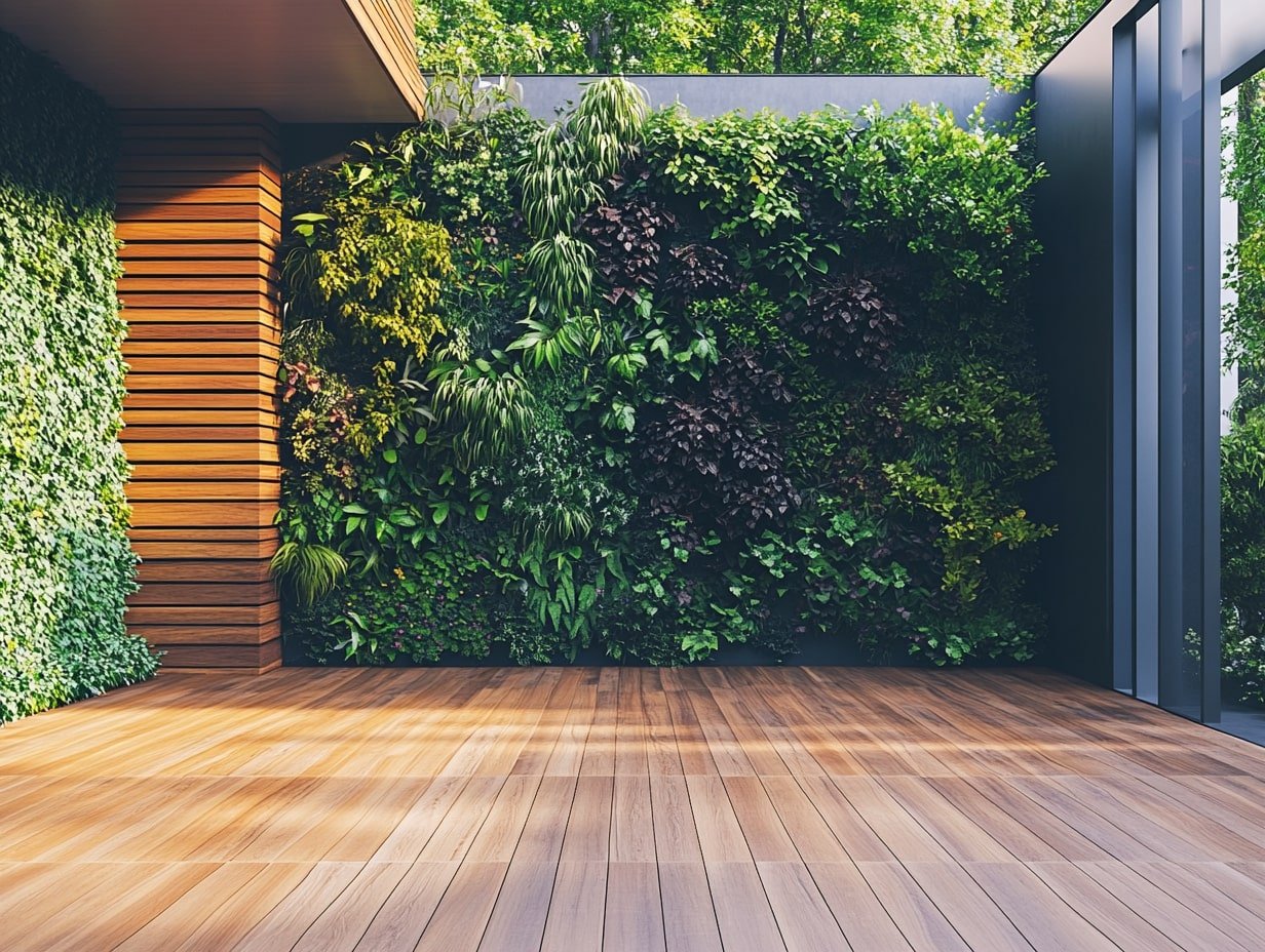Vertical Garden Wall for Small Backyard Spaces