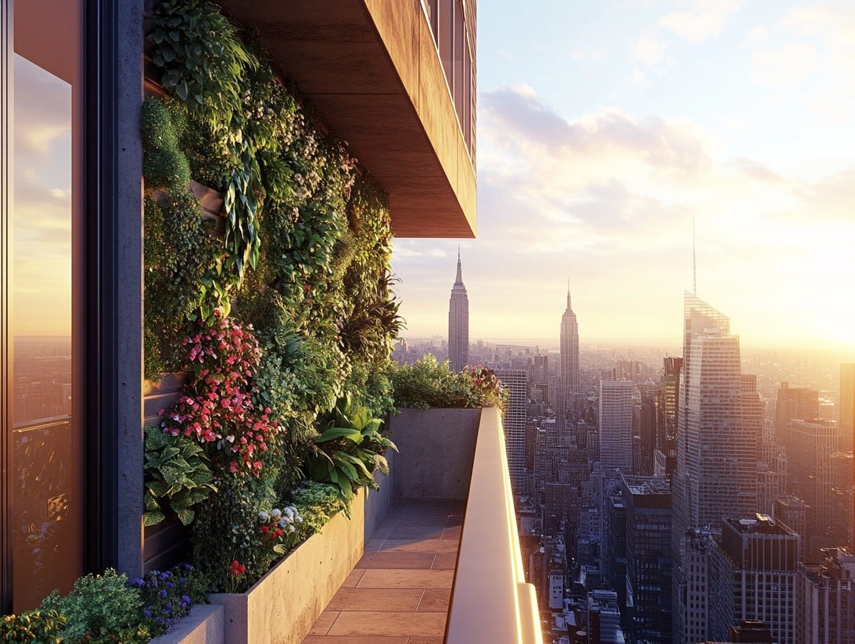 Build a Vertical Garden Wall on Your City Balcony