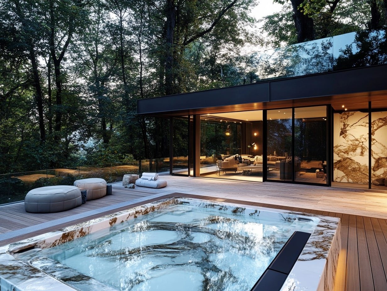 Wrap the Pool With a Wooden Deck for Seamless Outdoor Luxury