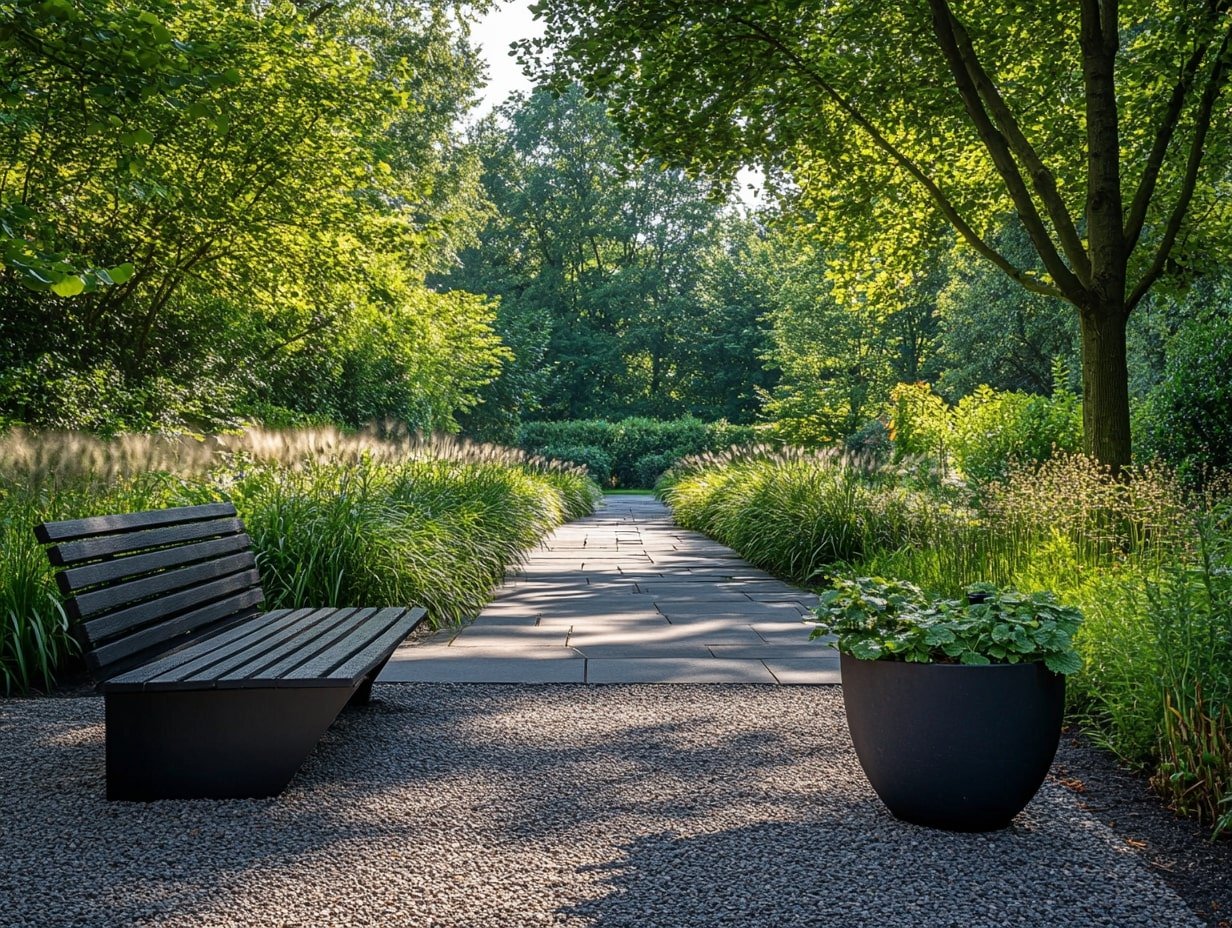 Peaceful Garden Pathway with Zen Touches