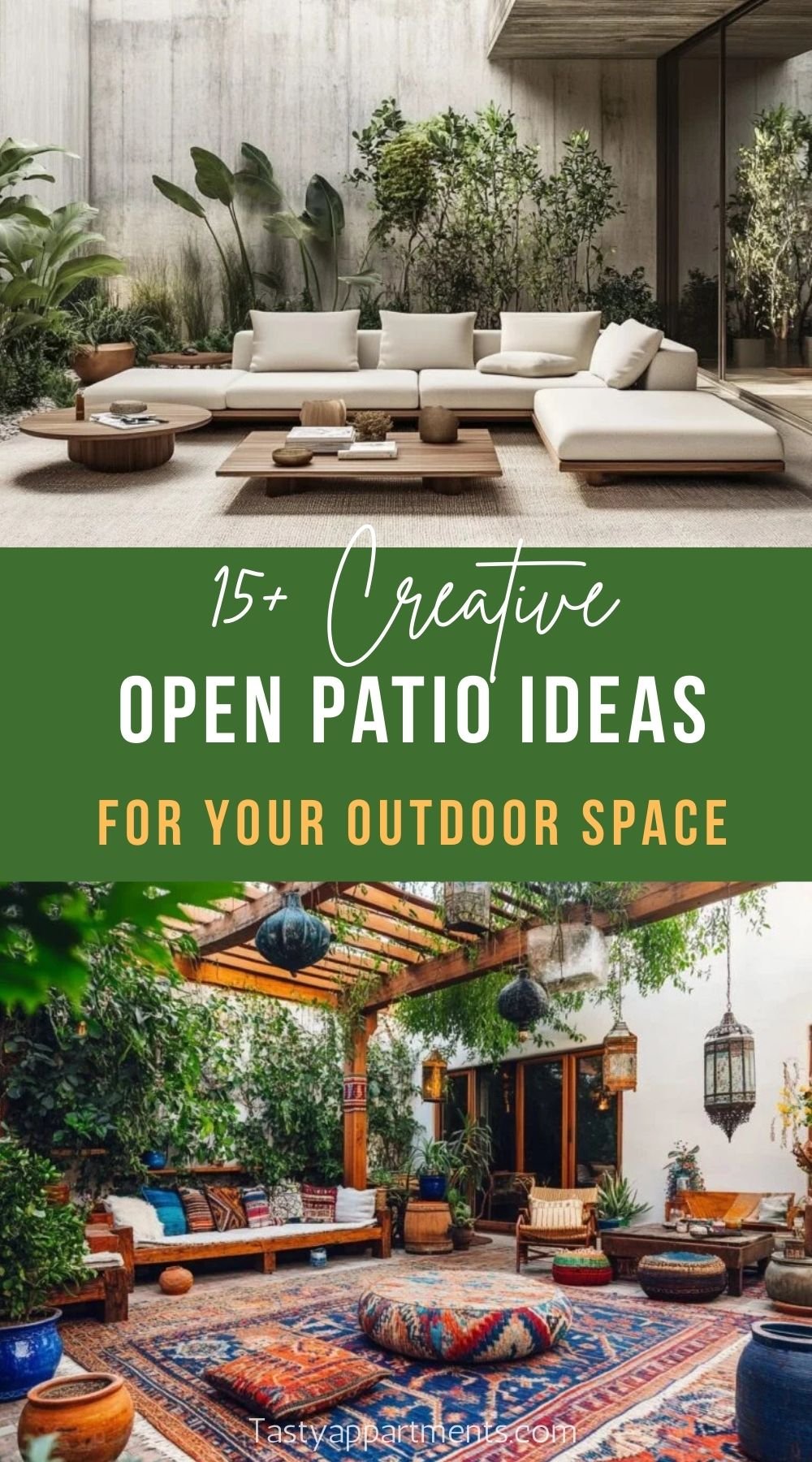 15+ Creative Open Patio Ideas for Your Outdoor Space 2025!